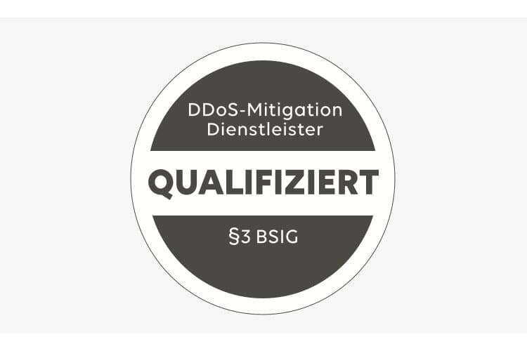 Siegel: DDoS-Mitigation Dienstleister