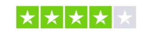 Trustpilot: 4 Sterne