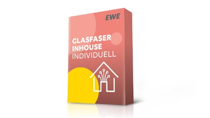 Stilisierte Abbildung Eines Inhouse-Verkabelung-Produktpakets
