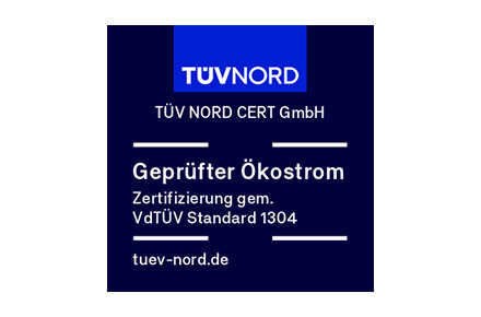 Siegel TÜV NORD: Geprüfter Ökostrom Siegel TÜV NORD: Geprüfter Ökostrom